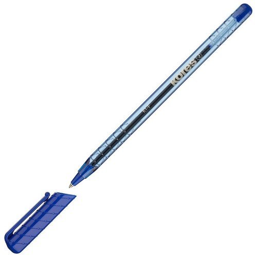Ручка шариковая Kores синяя (толщина линии 0.7 мм), 479018