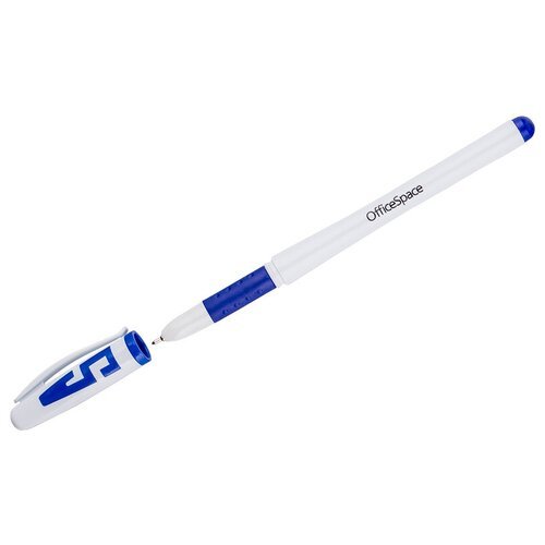 Ручка гелевая OfficeSpace (0.8мм, синий, игольчатый наконечник) 1шт. (GP777BU_3185)