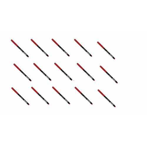 Centropen Маркер перманентный 'Permanent', 1 мм, красный, круглый, 15 штук