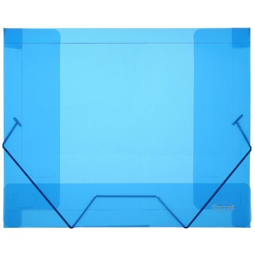 Папка-конверт на резинке 'Centrum', цвет: синий. Формат А4
