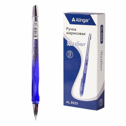 Alingar Ручка шариковая на масляной основе Alingar 'Maxliner', 0,7 мм, синяя, игольчатый наконечник