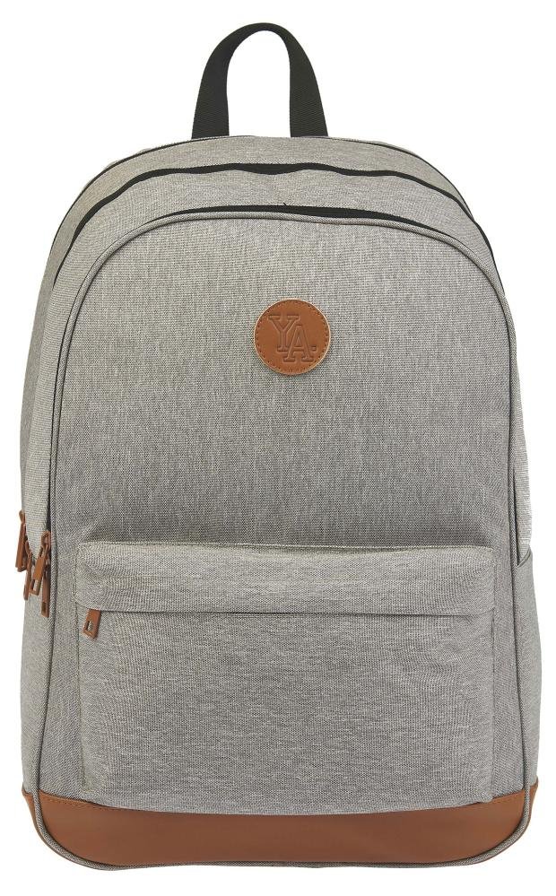 Рюкзак серый, 46x14x31 см