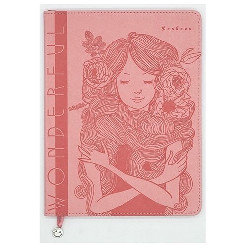 Апплика Дневник школьный Девушка C1695-15, розовый