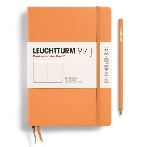 Блокнот Leuchtturm1917 Medium, A5, 125л, без линовки, Абрикос