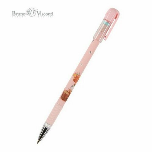 Ручка шариковая MagicWrite 'Олененок на пеньке', узел 0.5 мм, синие чернила, матовый корпус Soft Touch