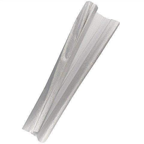 Гофрированная бумага «Серый металлик», 50 х 250 см