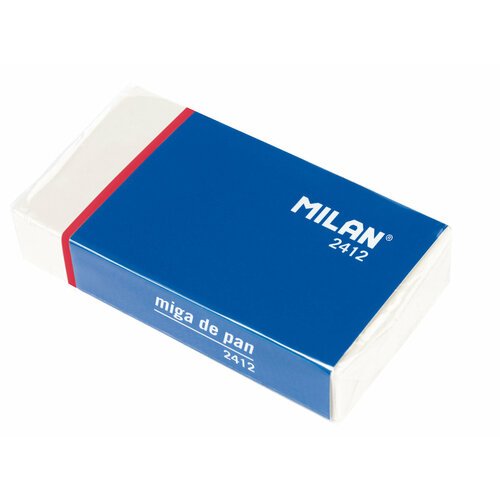 Мягкий ластик 12 шт.'Milan' из синтетического каучука 2412 7,2 х 4 х 1,3 см CMM2412