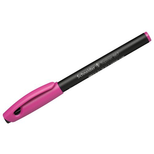 Ручка капиллярная Schneider 'Topliner 967' розовая, 0,4мм, 10 шт. в упаковке
