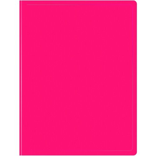 Папка с файлами Бюрократ Double Neon, 20 вкладышей, A4, розовый