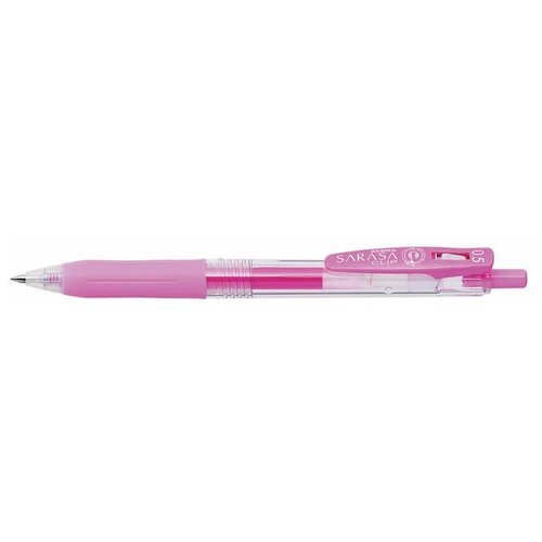 Zebra ручка гелевая Sarasa Clip 0.5 мм, JJ15-LP, розовый цвет чернил, 1 шт.