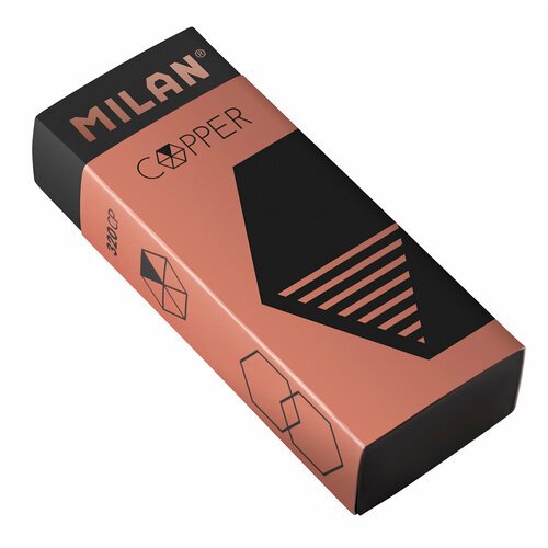 Ластик 20 шт. 'Milan' nata 320CP Copper с картонным держателем 6,1 х 2,3 х 1,2 см CPM320CP ассорти