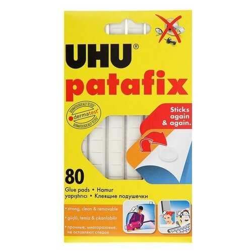 UHU Клеящие подушечки UHU Patafic, белые, 80 штук