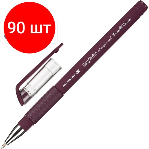 Комплект 90 штук, Ручка шариковая неавтомат. EasyWrite.ORIGINAL 0.5, син, манж, асс20-0048