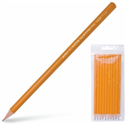 KOH-I-NOOR Набор чернографитных карандашей Art серия 1500 12 шт (1502012008PL) оранжевый 12 шт.