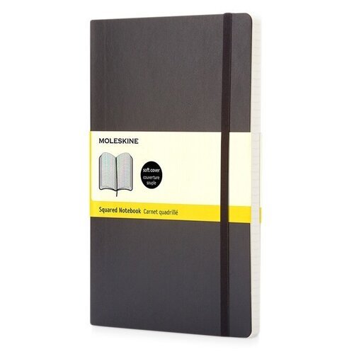 Записная книжка Moleskine Classic Soft (в клетку), Pocket (9x14 см), черный