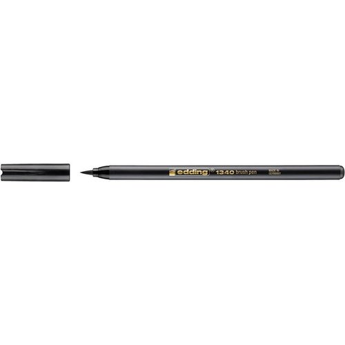 Ручка-кисть Edding 1340/1 черная толщина линии 1-4 мм, 1183350