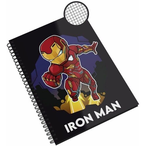 Блокнот в клетку Каждому Своё 'Iron man/Железный человек' A4 48 листов