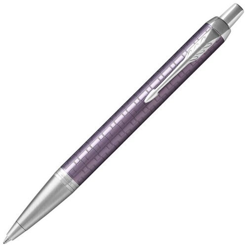 PARKER шариковая ручка IM Metal Premium K324, 1931638, cиний цвет чернил, 1 шт.