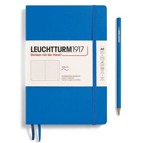 Блокнот Leuchtturm1917 Medium, A5, 61л, в точку, Небесный