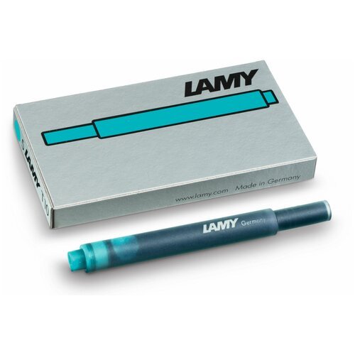Картриджи LAMY T10 для перьевой ручки, 5 шт./уп, бирюзовый