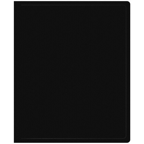 Папка на 2-х кольцах Buro -ECB413/2RBLACK A4 пластик 0.5мм черный
