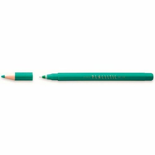 Ручка-роллер ZEBRA PENCILTIC (BE-108 G) 0.5мм игловидный пиш. наконечник зеленый