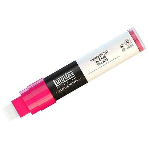 Liquitex Маркер Paint marker Wide, 15 мм, 987 розовый флуоресцентный, 1 шт.