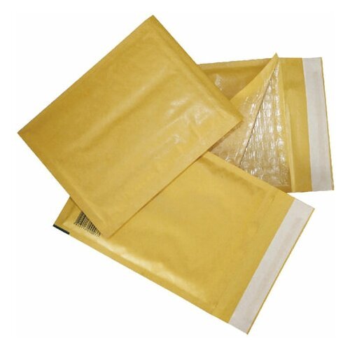 Конверт-пакеты с прослойкой из пузырчатой пленки (250х350 мм) крафт-бумага отрывная полоса комплект 10 шт, 2 шт