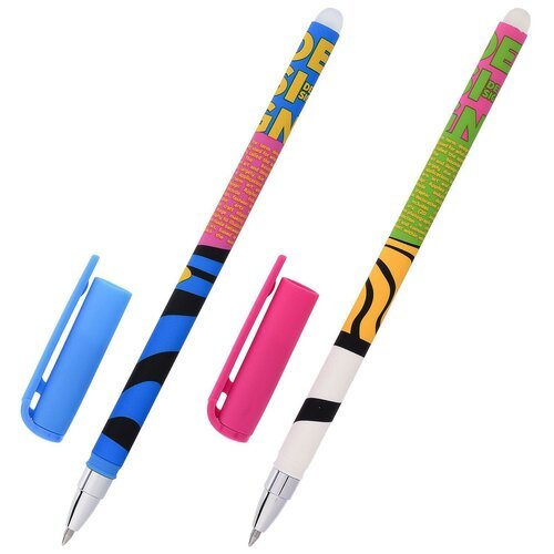 Ручка гелевая Lorex Untitled design Slim Soft (0.4мм, синий, стираемая, прорезин. корпус) 1шт.