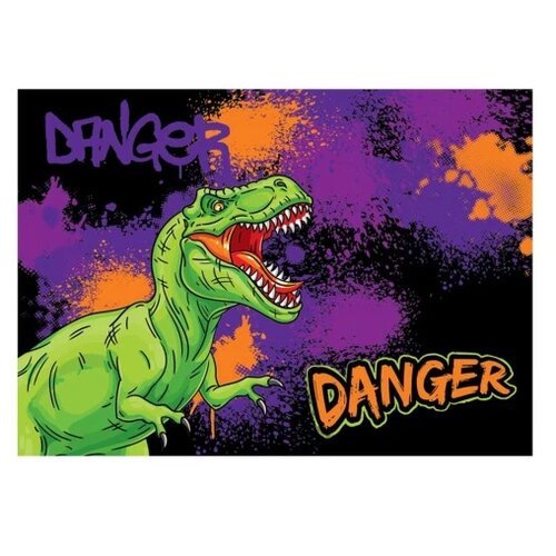 Настольное покрытие КОКОС Danger Dino, 214512, 50*70 разноцветный 1 70 см 50 см
