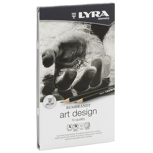 Lyra Набор чернографитных карандашей Rembrandt Art Design Set, 12 шт. 6B-4H 12 шт.