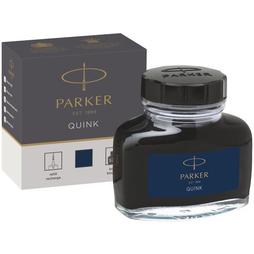 Чернила для перьевой ручки PARKER Quink Ink Z13 57 мл черный/синий 1