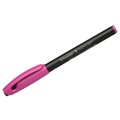 Ручка капиллярная Schneider 'Topliner 967' розовая, 0,4мм.