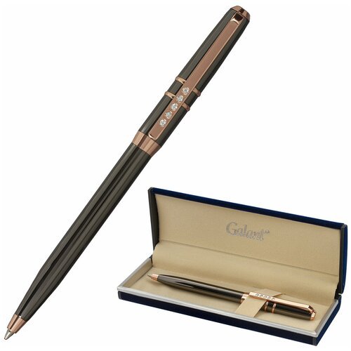 GALANT Ручка подарочная шариковая GALANT 'SFUMATO GOLD', корпус металл, детали розовое золото, узел 0,7 мм, синяя, 143515
