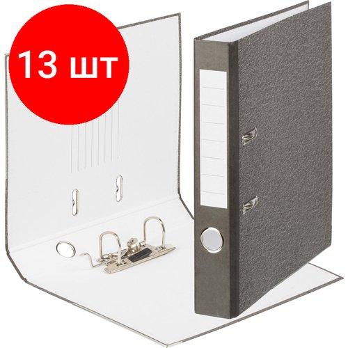 Комплект 13 штук, Папка-регистратор 50мм Attache Economy мет. угол_бюджет реест ч/б