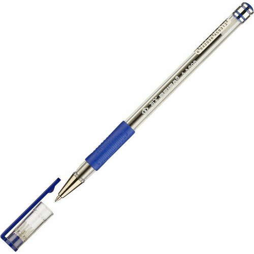 Ручка Ручка шариковая Beifa АА999 0,5мм синий с рез. манж. Китай - 8 шт