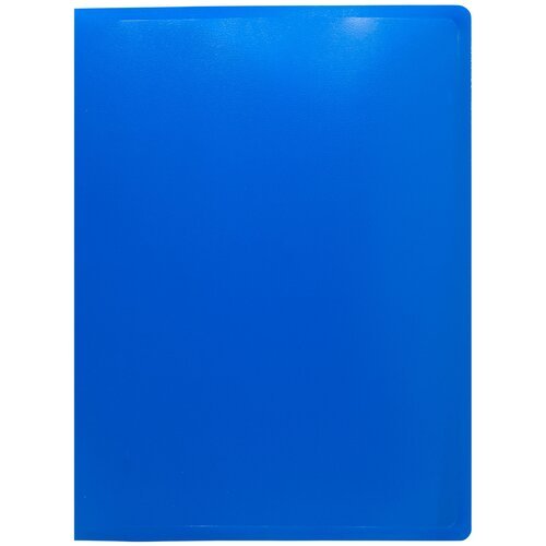 Папка с 10 прозр. вклад. Buro -ECB10BLUE A4 пластик 0.5мм синий