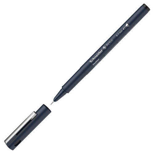 Ручка капиллярная Schneider 'Pictus' черная, 0,1мм, 326793