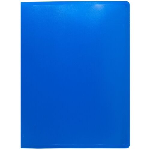 Папка с 30 прозр. вклад. Buro -ECB30BLUE A4 пластик 0.5мм синий