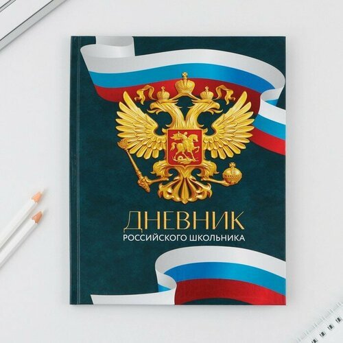Дневник школьный для 1-4 класса, в твердой обложке, 48 листов, «Россия» . ТероПром 9422197