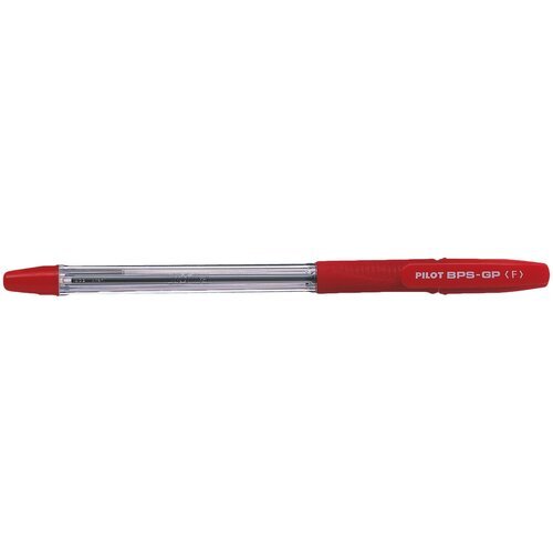 PILOT Ручка шариковая BPS-GP-F, 0.7 мм, BPS-GP-F-R, красный цвет чернил, 1 шт.