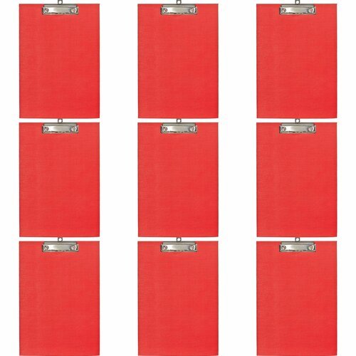 Attache Папка - планшет для бумаг Красный A4, 9 шт