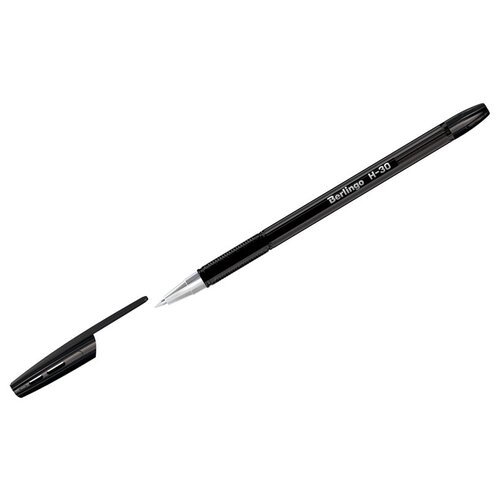 KS2916 Ручка шариковая Berlingo 'H-30' черная, 0,7мм