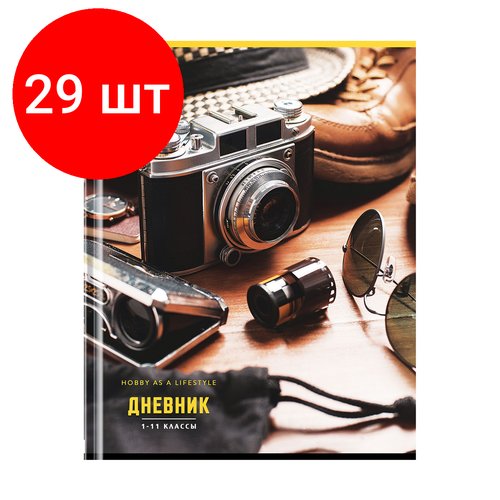 Комплект 29 шт, Дневник 1-11 кл. 40л. (твердый) ArtSpace 'Хобби как стиль жизни', глянцевая ламинация