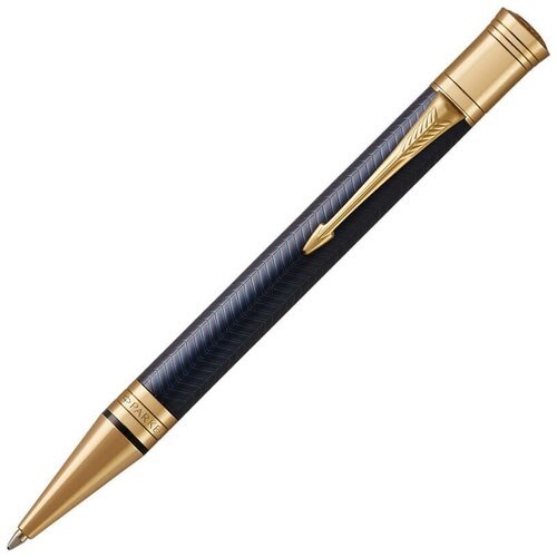 PARKER шариковая ручка Duofold K307, 1931373, черный цвет чернил, 1 шт.