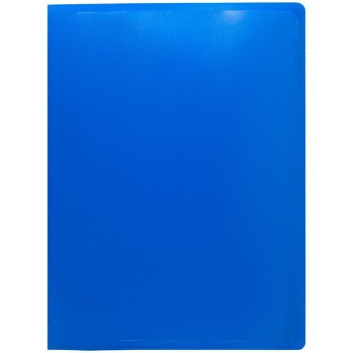 Папка на 4-х кольцах Buro -ECB0420/4RBLUE A4 пластик 0.5мм синий (20 шт. в упаковке)
