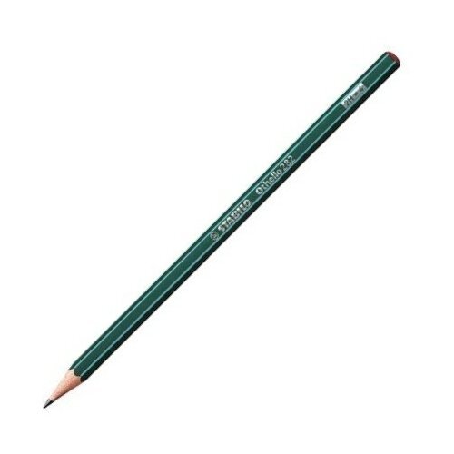 Stabilo Чернографитовый карандаш 'Othello', цвет корпуса зеленый, 2H