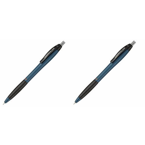 Unomax Ручка шариковая автоматическая I-ball, 0,7 мм, синяя, манжета, 2 уп.