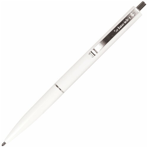Ручка шариковая автоматическая SCHNEIDER 'K15', синяя, корпус белый, узел 1 мм, линия письма 0,5 мм, 130820