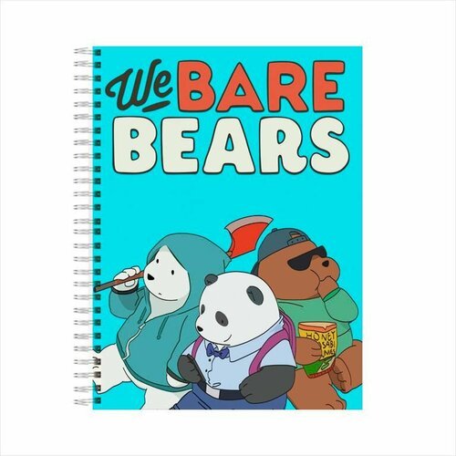 Тетрадь Вся правда о медведях/ We Bare Bears №13, А6
